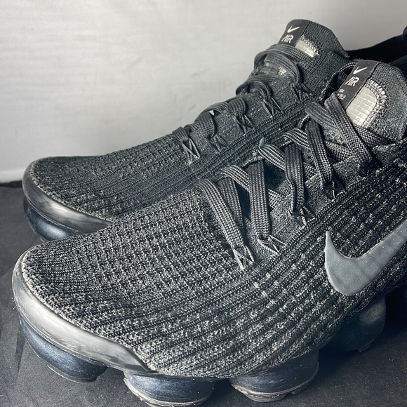 Nike Air Vapormax Flyknit 3 Triple Black Mens Size 9 AJ6900-004 Running - Picture 5 of 13